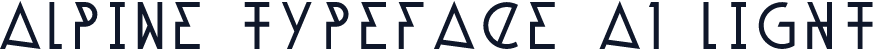 Alpine Typeface A1 Light