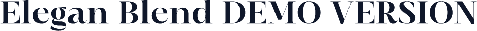 Elegan Blend DEMO VERSION