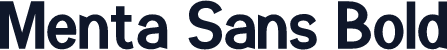 Menta Sans Bold