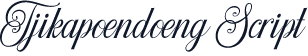 Tjikapoendoeng Script