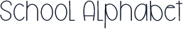 School Alphabet