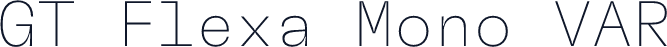 GT Flexa Mono VAR