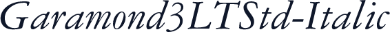 Garamond3LTStd-Italic