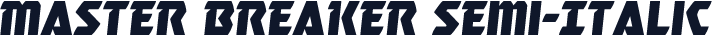 Master Breaker Semi-Italic