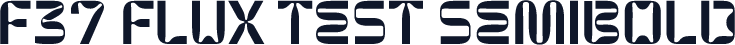 F37 Flux Test SemiBold