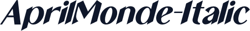 AprilMonde-Italic