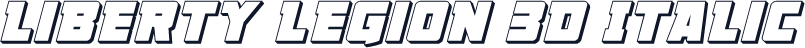 Liberty Legion 3D Italic