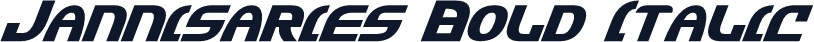 Jannisaries Bold Italic