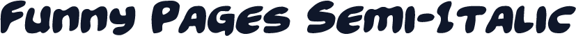 Funny Pages Semi-Italic