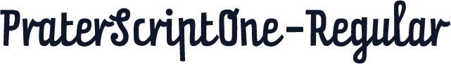 PraterScriptOne-Regular