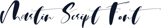 Martin Script Font