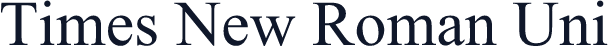 Times New Roman Uni
