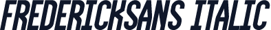 FrederickSans Italic