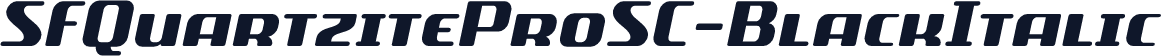 SFQuartziteProSC-BlackItalic