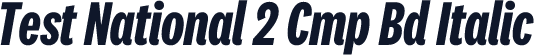 Test National 2 Cmp Bd Italic