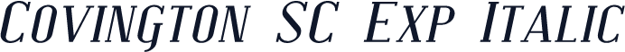 Covington SC Exp Italic
