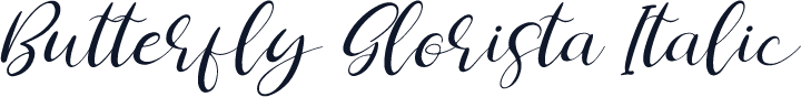 Butterfly Glorista Italic