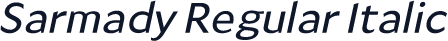 Sarmady Regular Italic