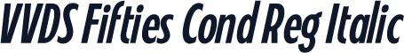 VVDS Fifties Cond Reg Italic
