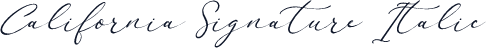 California Signature Italic