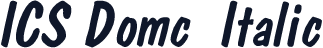 ICS Domc  Italic