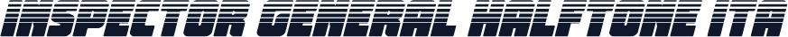 Inspector General Halftone Ita