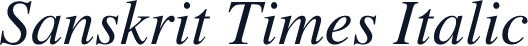 Sanskrit Times Italic