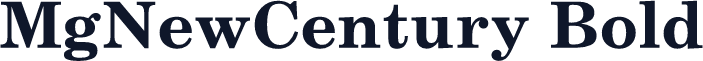 MgNewCentury Bold