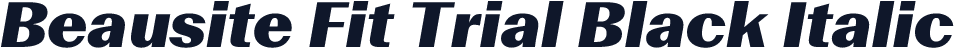 Beausite Fit Trial Black Italic