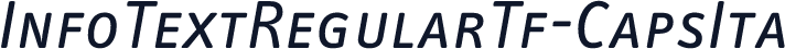 InfoTextRegularTf-CapsIta