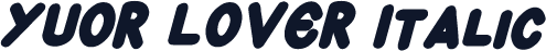 YUOR LOVER Italic