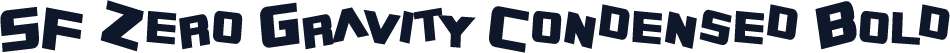 SF Zero Gravity Condensed Bold