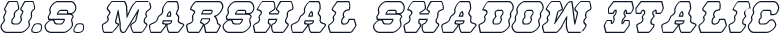 U.S. Marshal Shadow Italic
