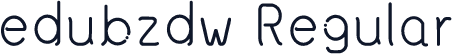edubzdw Regular