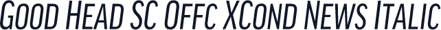 Good Head SC Offc XCond News Italic