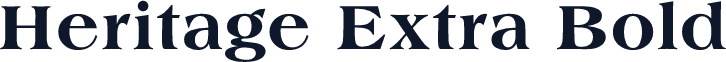 Heritage Extra Bold