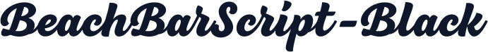 BeachBarScript-Black