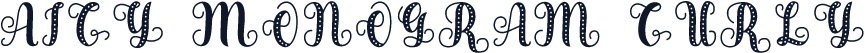 Aicy Monogram Curly