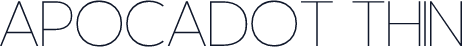 Apocadot Thin