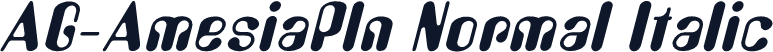 AG-AmesiaPln Normal Italic