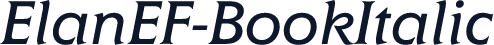 ElanEF-BookItalic