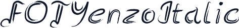 FOTYenzoItalic