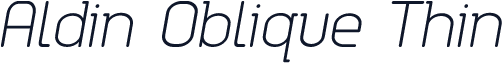 Aldin Oblique Thin