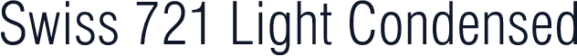 Swiss 721 Light Condensed