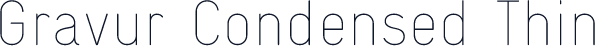 Gravur Condensed Thin