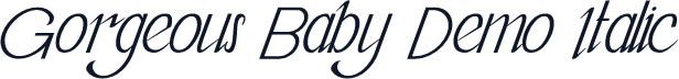 Gorgeous Baby Demo Italic