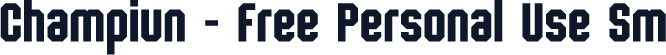 Champiun - Free Personal Use Sm