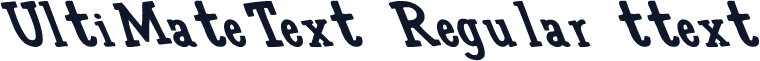 UltiMateText Regular ttext