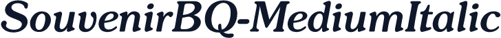 SouvenirBQ-MediumItalic
