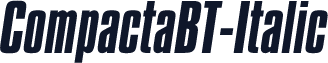 CompactaBT-Italic